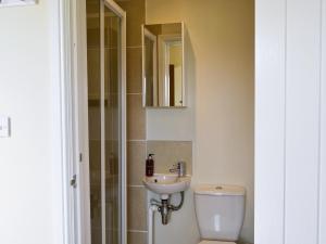 A bathroom at The Lodge 