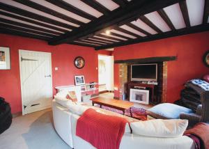 A seating area at Hobbis House 