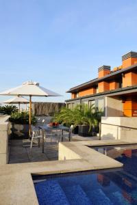 Bazén v ubytování Hotel Astoria nebo v jeho okolí