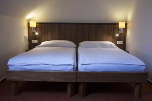 Postel nebo postele na pokoji v ubytování Hotel Selsky Dvur