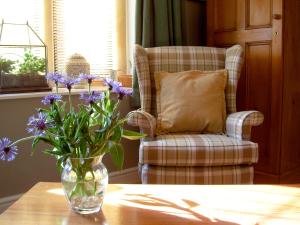 A seating area at The Lodge 