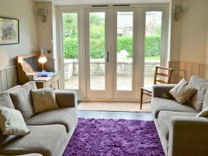 A seating area at Forge Cottage 