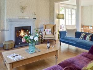 A seating area at The Old Vicarage 