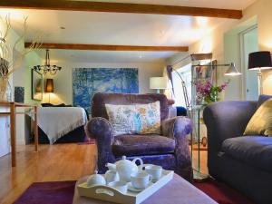 A seating area at Green Grove 