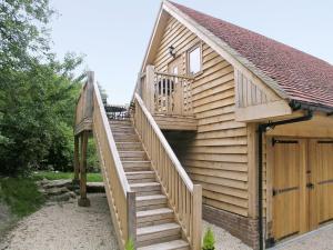 The building where the vacation home is located 