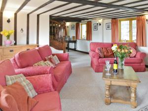 The lobby or reception area at Old Post Office Cottage 