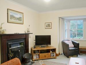 A television and/or entertainment center at Millnain Cottage 