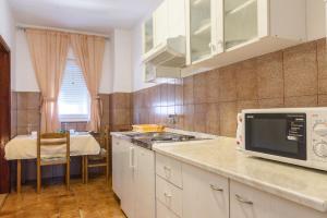 Kuchyň nebo kuchyňský kout v ubytování Accommodation Mamut