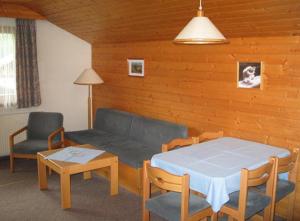 Istumisnurk majutusasutuses Pension Kröll