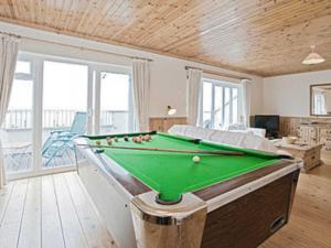 A pool table at Gone Cockling 