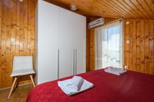 Postel nebo postele na pokoji v ubytování Accommodation Mamut