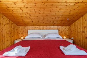Postel nebo postele na pokoji v ubytování Accommodation Mamut