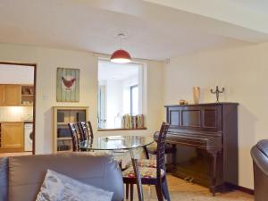 A seating area at Two Burtons Farm 