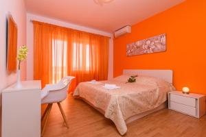Postel nebo postele na pokoji v ubytování Accommodation Mamut