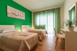 Postel nebo postele na pokoji v ubytování Accommodation Mamut