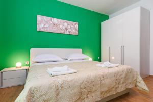 Postel nebo postele na pokoji v ubytování Accommodation Mamut