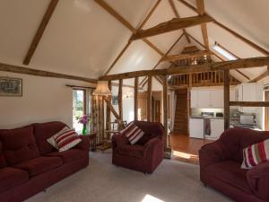 A seating area at Sycamore Barn 
