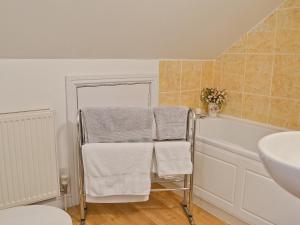 A bathroom at Russets 