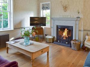 A television and/or entertainment center at The Old Vicarage 