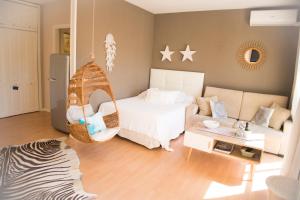 Cama o camas de una habitación en BOHO Loft Marbella