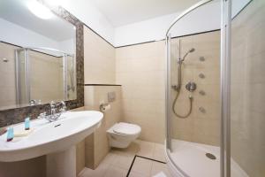 Koupelna v ubytování Hotel Pan Tadeusz