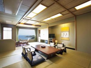 Oleskelutila majoituspaikassa Shimoda View Hotel