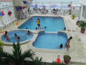 Bazén v ubytování Casa y Mar Hotel nebo v jeho okolí
