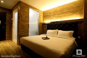 Voodi või voodid majutusasutuse Hermess Hotel Johor toas