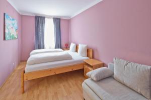 Ένα ή περισσότερα κρεβάτια σε δωμάτιο στο Apartment Markt Ardagger