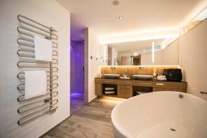 Koupelna v ubytování Natur- und Aktivresort Reiterhof