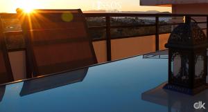 A balcony or terrace at Chania Lissosaparments