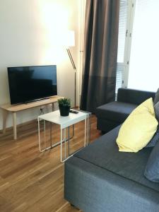 TV tai viihdekeskus majoituspaikassa Haave Apartments Tampere