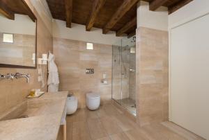 Koupelna v ubytování Hotel Piazza Vecchia