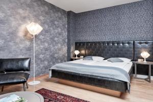 Postel nebo postele na pokoji v ubytování Hotel Birkenhof