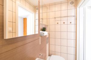 ワルシャワにあるRent like home - Bagno 7のバスルーム(トイレ、鏡付)