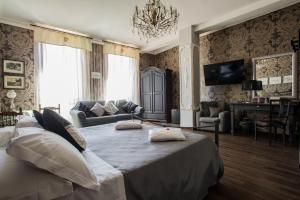 TV a/nebo společenská místnost v ubytování Hotel Residenza In Farnese
