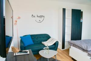 Deichhotel Rose客房内的一张或多张床位