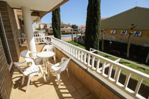 Balkón alebo terasa v ubytovaní Sistach Rentals Apartaments Sol 304 & 404