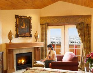 Posezení v ubytování Zermatt Utah Resort & Spa Trademark Collection by Wyndham