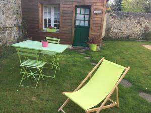 Zahrada ubytování Honfleur à deux
