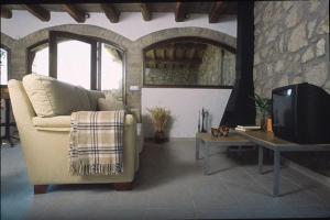 Posezení v ubytování Casa Cabots