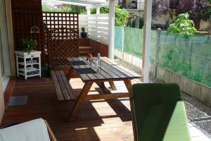 Patio nebo venkovní prostory v ubytování Chez Babeth