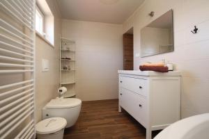 Kúpeľňa v ubytovaní Villa Hrustika - heated pool, jacuzzi & sauna