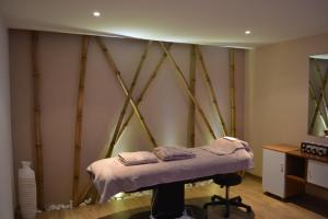 Spa o instalaciones de bienestar en residence Amann appartement et spa Hammam Sauna jacuzzi