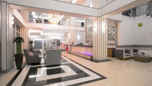 Un lugar para sentarse en Shakti Hotel Bandung