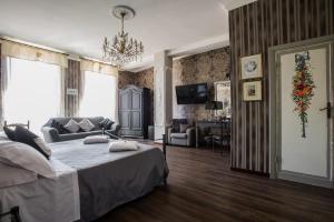 TV a/nebo společenská místnost v ubytování Hotel Residenza In Farnese