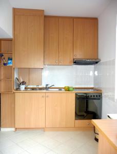 Kuchyňa alebo kuchynka v ubytovaní BALATON ART Apartman