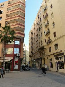 The surrounding neighborhood or a neighborhood close to the holiday home