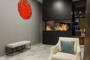 Część wypoczynkowa w obiekcie Hotel New Skanpol