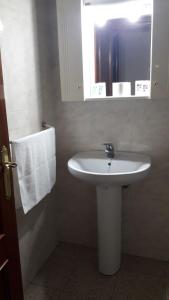 A bathroom at Nuevo Montesol